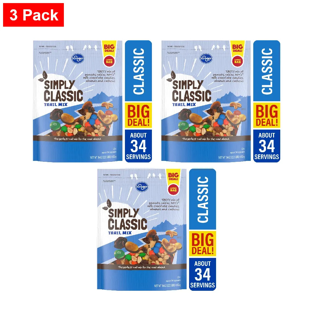 KG Simply Classic Trail Mix 36 oz - 3 Pack