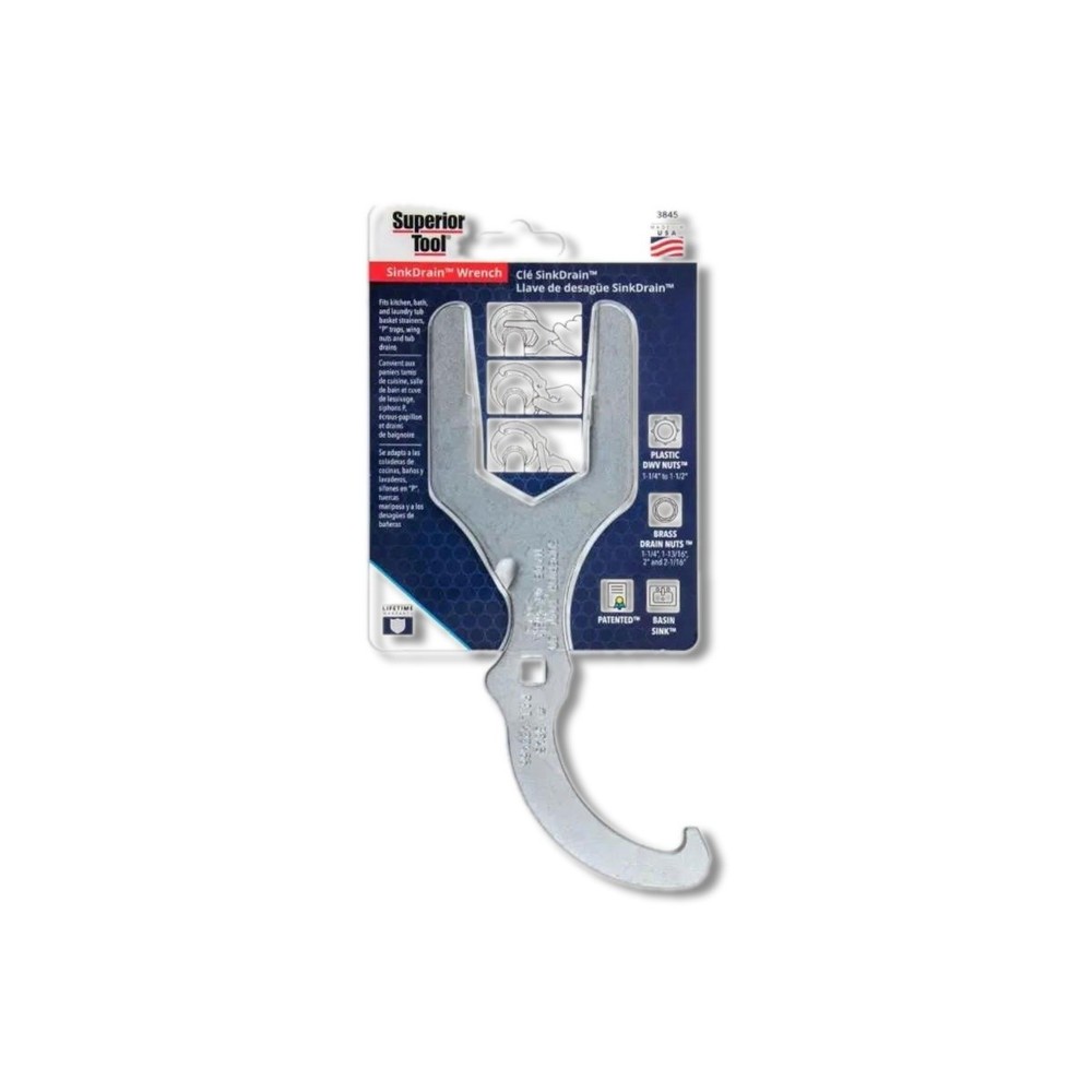 Superior Tool Drain Wrench 5-1/4 in 3845
