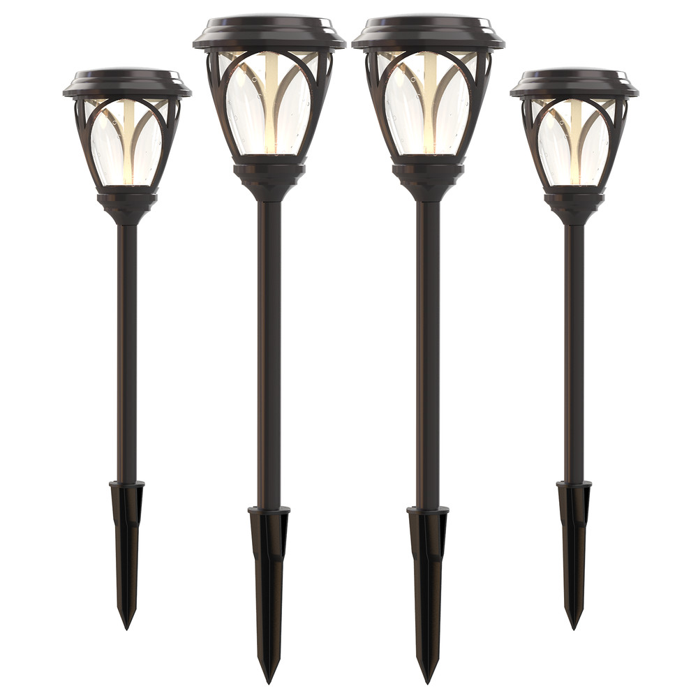 Kristi LED Pathway Light 4 Pack Low Voltage Landscape Lighting Garden