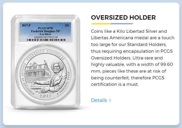 Crystal Acrylic Display Frame Show Case Box For PCGS Oversized Holder