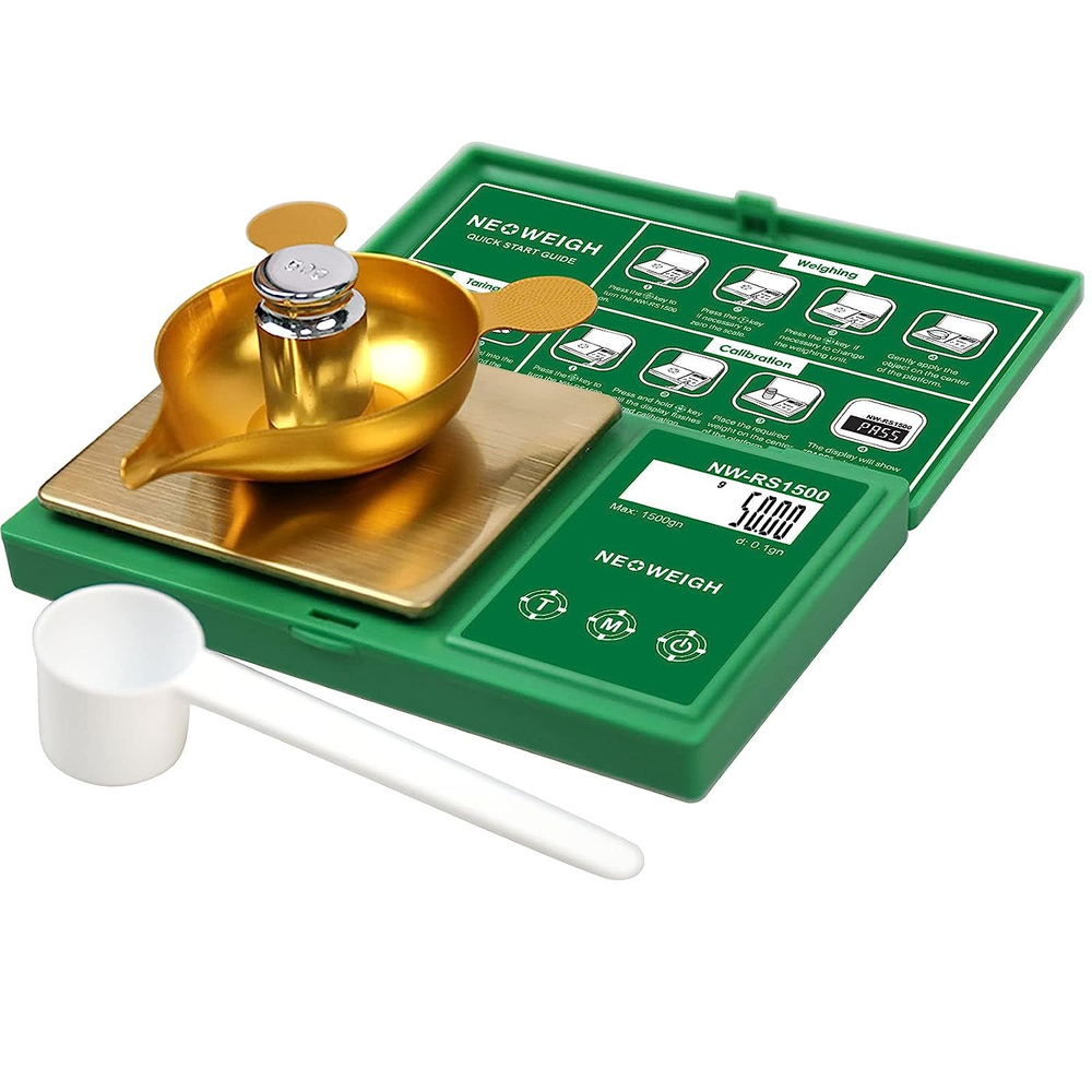 Reloading Scale, Powder Scale for Reloading, 1500 Grains X 0.1 Gn, Digital Powd