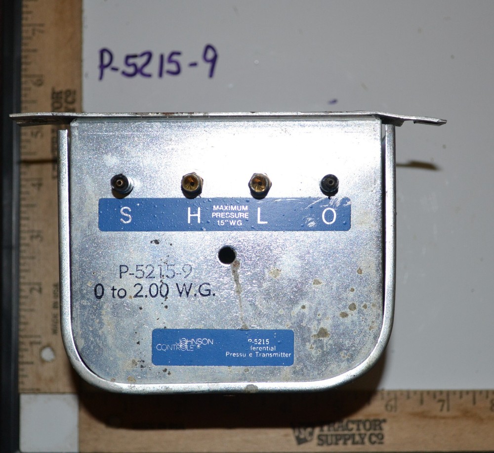 Johnson Controls P-5215-9 Differential Pressure Transmitter