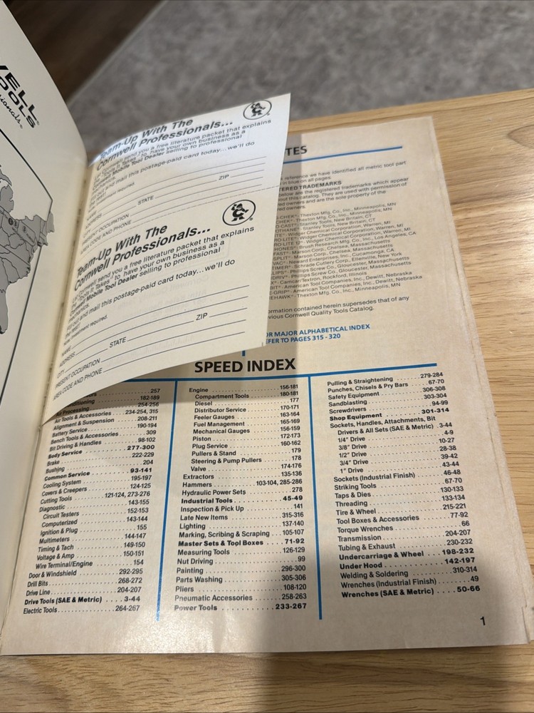 Cornwell Quality Tools Catalog A88