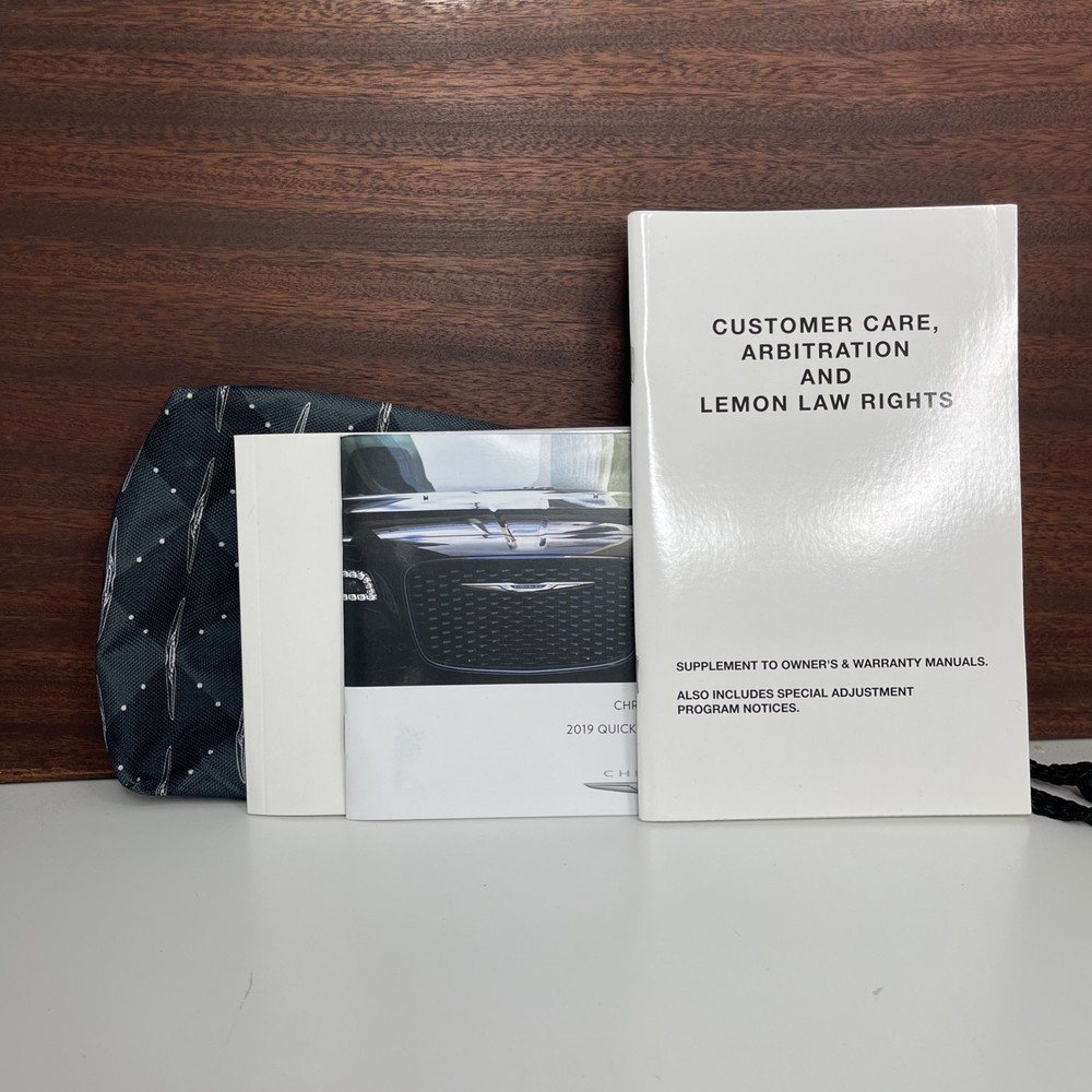 2019 Chrysler 300 Quick Reference Guide