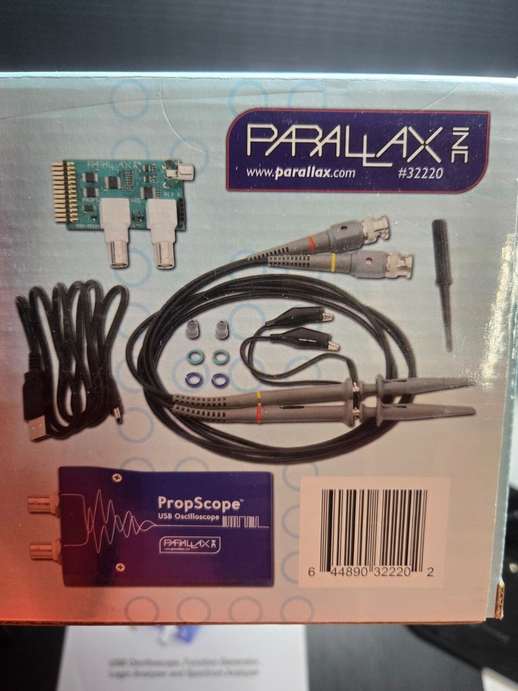 Parallax USB Oscilloscope #32220 **LOT C** (PC)