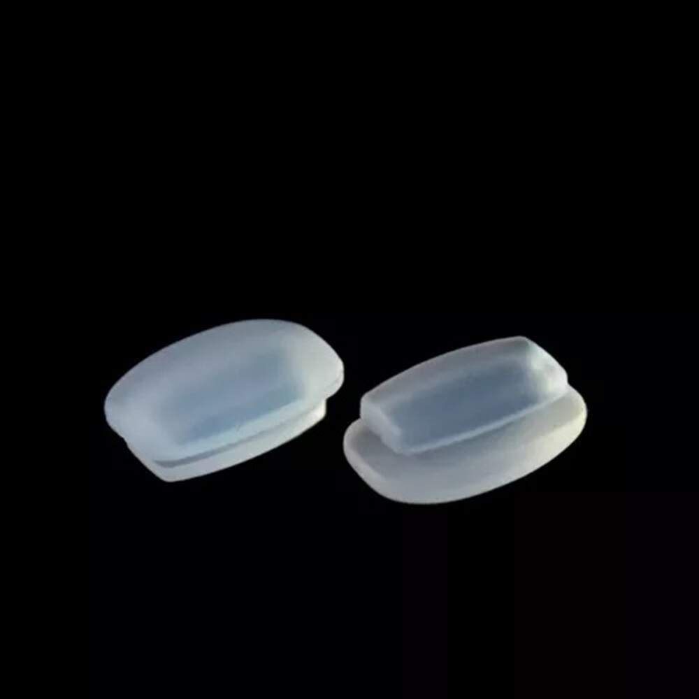 Eyeglass Nose Pads , 2 Pairs Nose Pieces Replacement Square Rectangle Push US