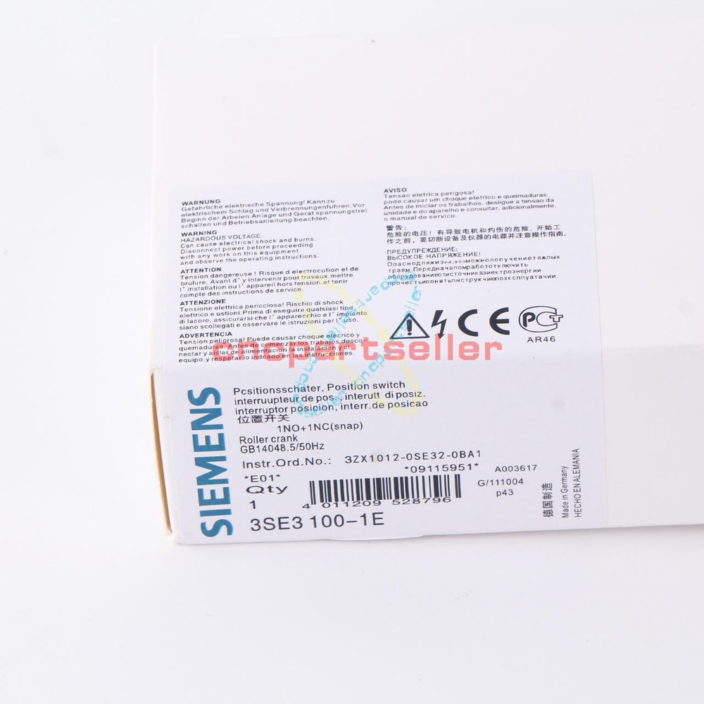 ONE New SIEMENS 3SE3100-1E Limit Switch