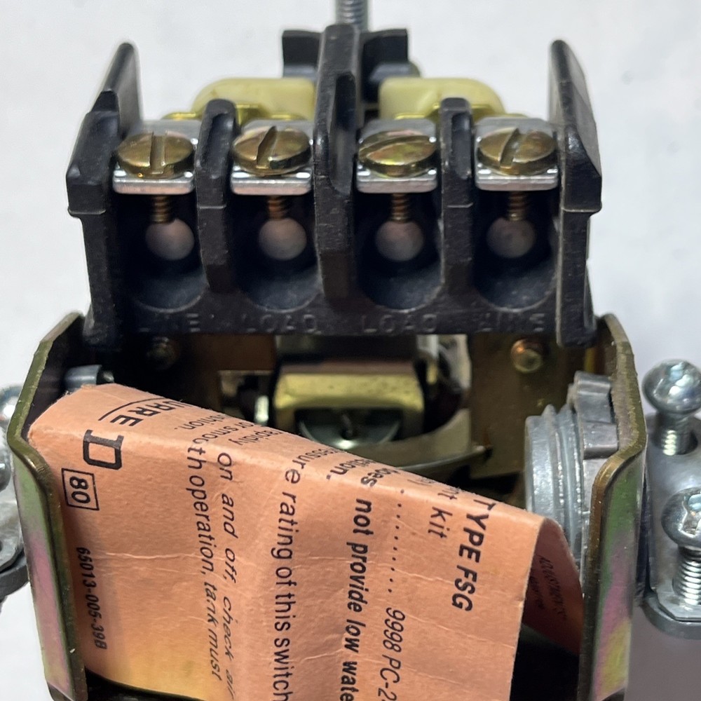 Square D Pumptrol Swith Class 903 Type FSG2