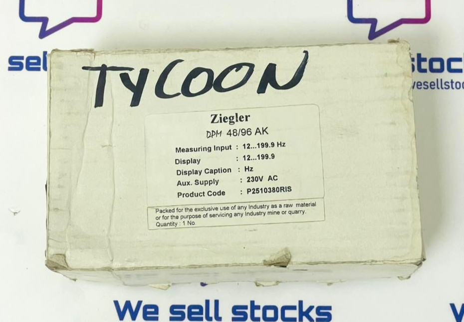 ZIEGLER DPM 48/96 AK Digital Panel Meter