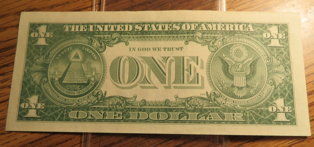 Two (2) 1957 Silver Certificate Dollar Star Notes Consecutive #'s Crisp