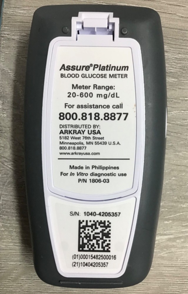 Assure Platinum Blood Glucose Meter - PRE OWNED