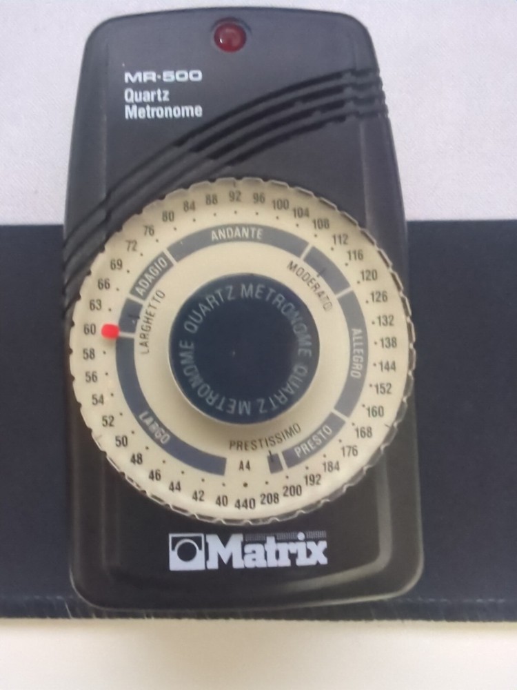 Matrix MR-500 Quartz Metronome Tested/ Working