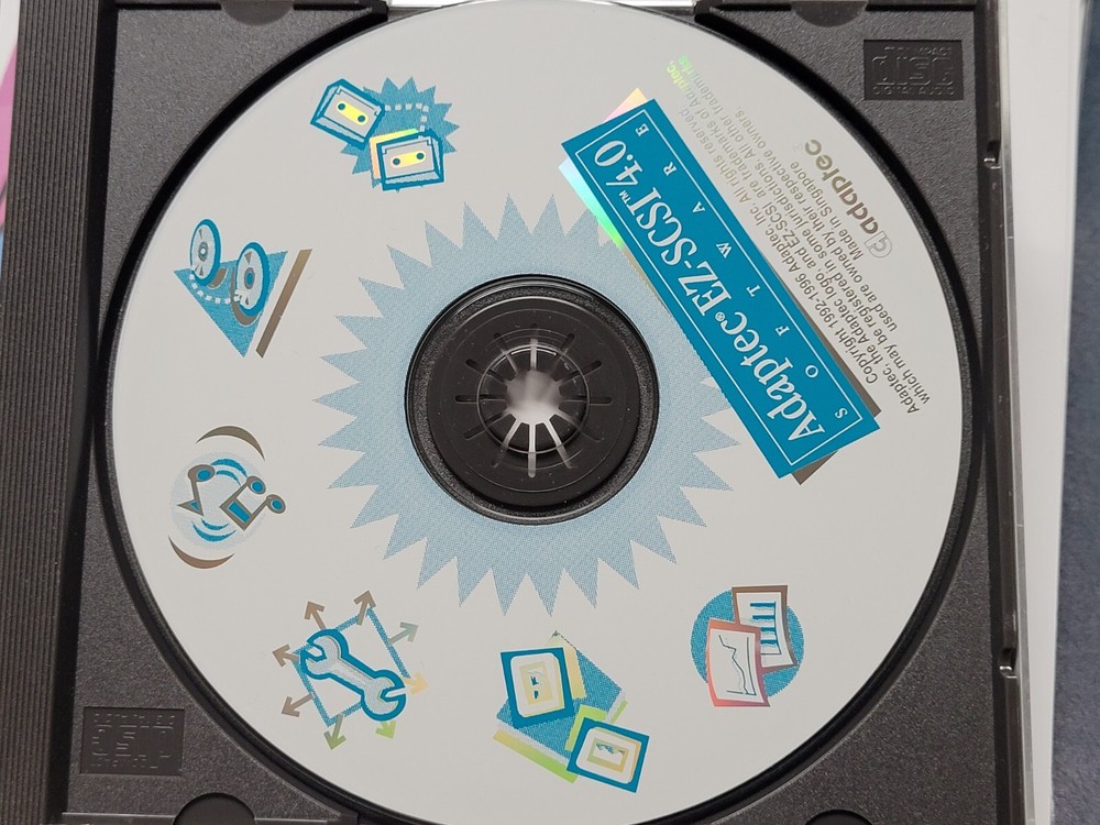 Adaptec EZ-SCSI 4.0 Software (Windows 95) Complete CD-ROM set with manual