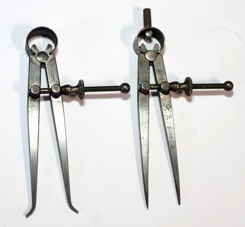 Starrett Machinist Compass & Inside Caliper