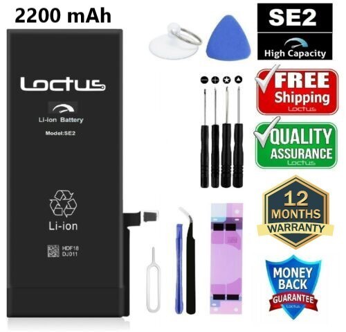 iPhone SE 2020 (2nd Gen) 2200mAh High Capacity Replacement Battery with Tool Kit