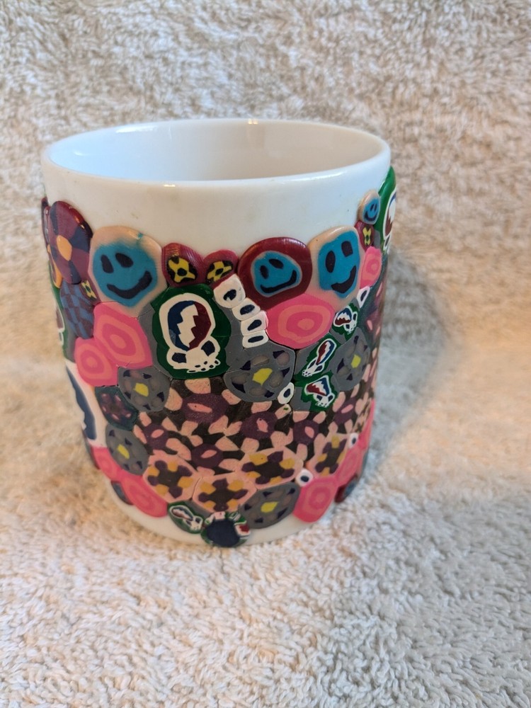 Custom Made Grateful Dead Smiley Face Coffee Mug