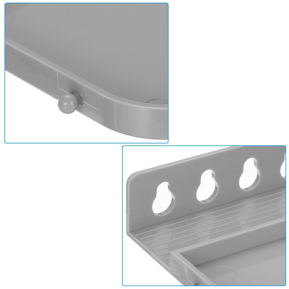 34x12cm Easel Tray Replacement, Detachable Easel Tray Attachment Shelf, Silver