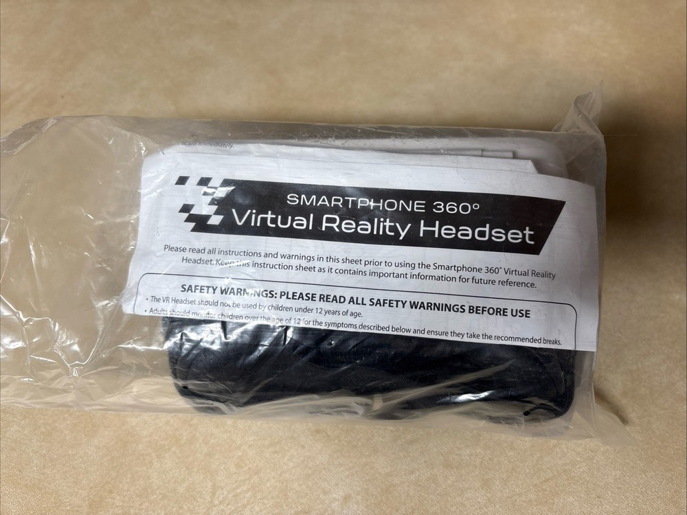SHARPER IMAGE 2017 VIRTUAL REALITY HEADSET WIRELESS GEAR FOR IPHONE /ANDROID 10S