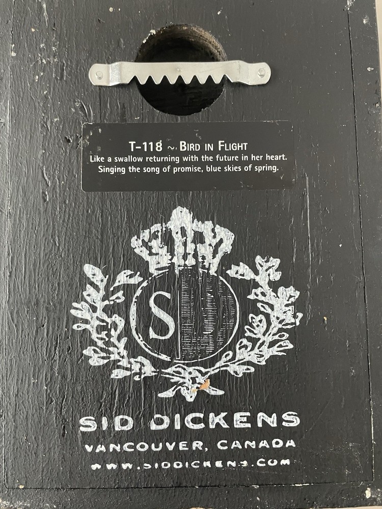 Sid Dickens Memory Block T-118 Bird In Flight RARE Retired Tile