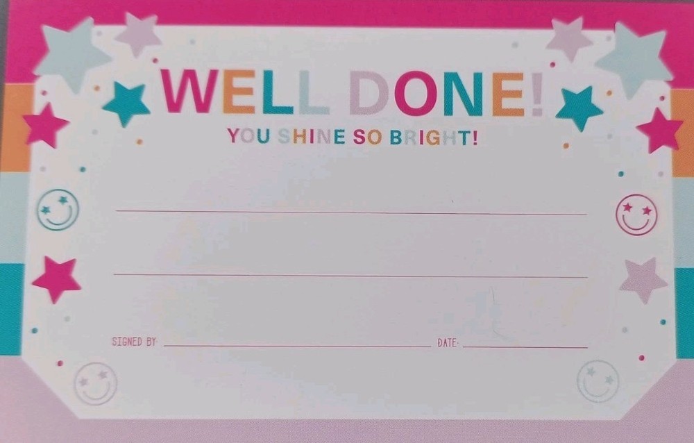 Gartner Studios Teacher Student Certificate 4 Styles 100 Award Certificates