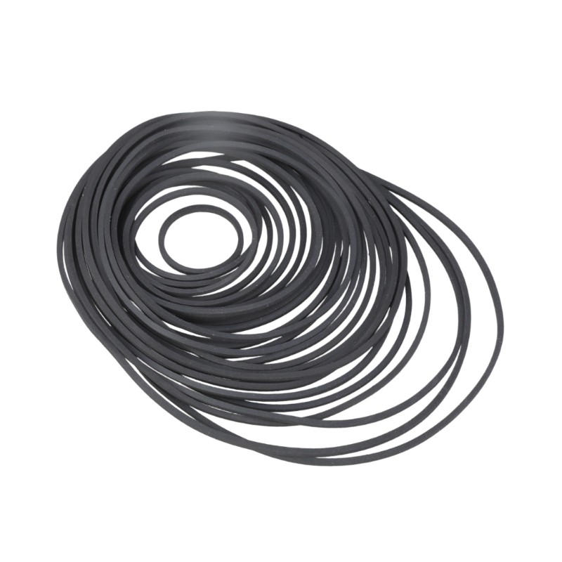 Replacement Recorder Rubber Belts Set 1.2mm Width For Tape Decks And Recorders