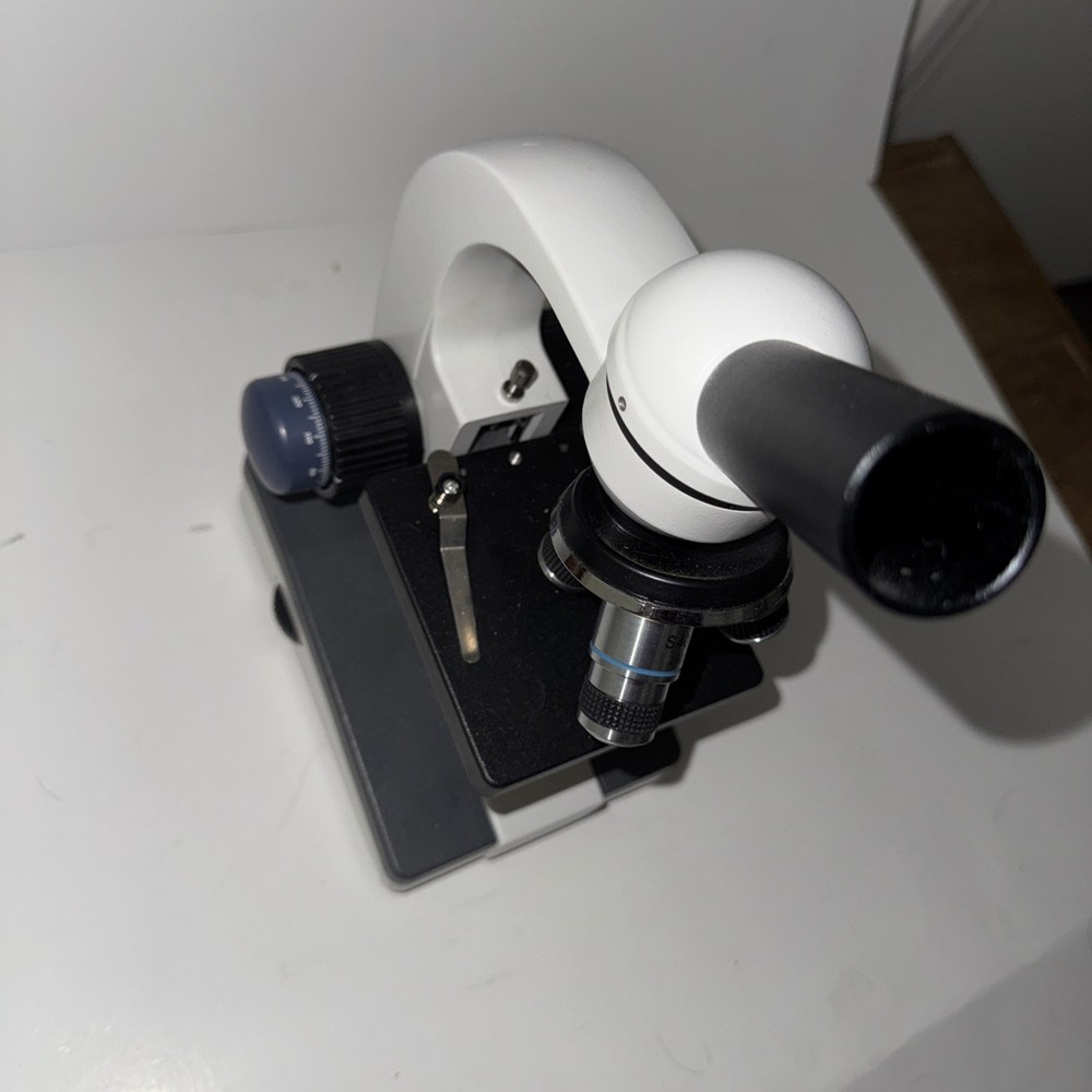 Amscope Microscope ! Missing Cords ! Medical Grade Black And White