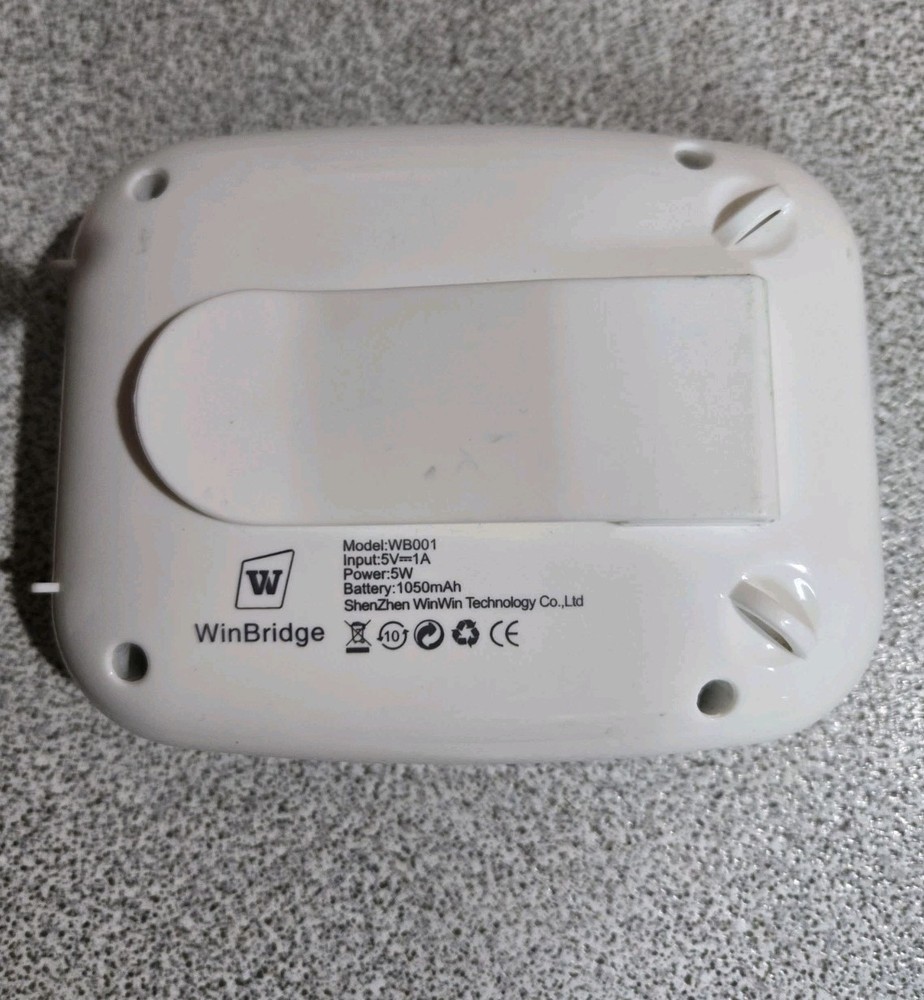 WinBridge WB001 Portable Voice Amplifier NO POWER CABLE