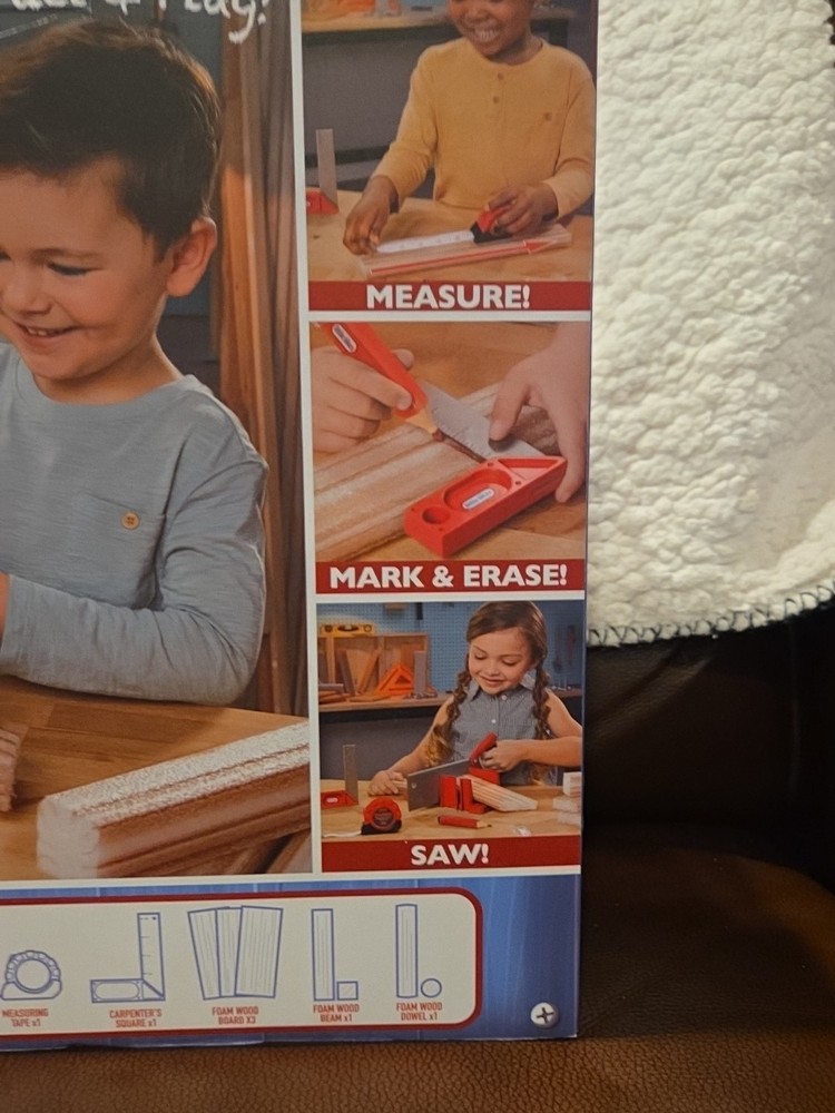 little tikes Creative Construction Measure & Cut Set - Includes 5 Accessories,