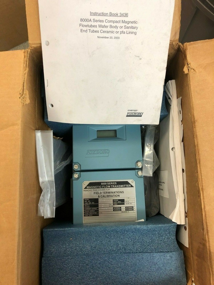 Foxboro Magnetic Flow Transmitter 8000-SA10-G