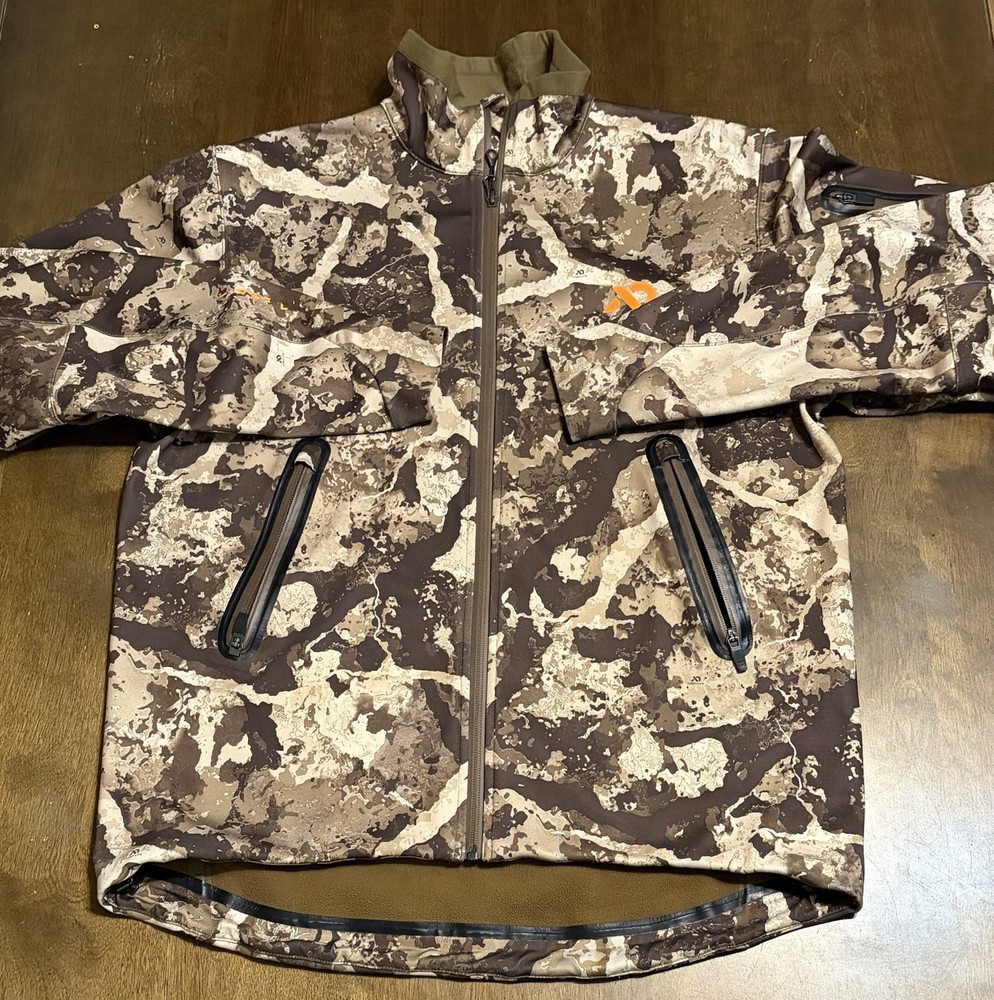 First Lite North Branch Jacket Cipher Camo Mens Medium Outer Layer Hunting
