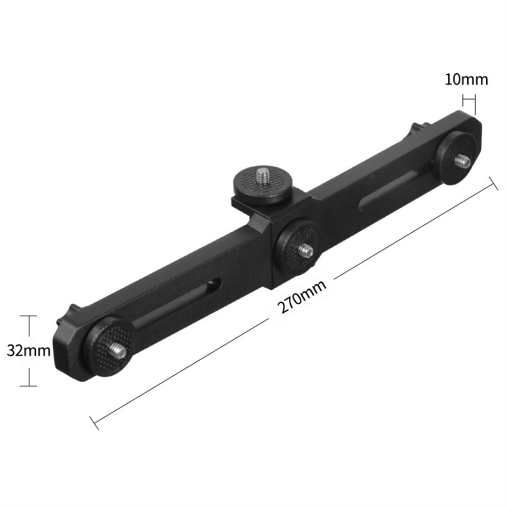 Double Cell Phone Plastic Holder Adjustable Stand Support Tablet Mount Clamp