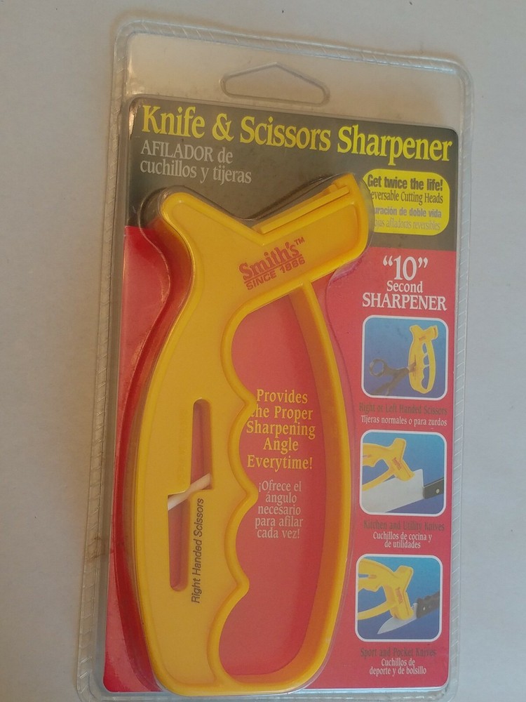 Smith's JIFF-V 10-Second Knife & Scissors Sharpener