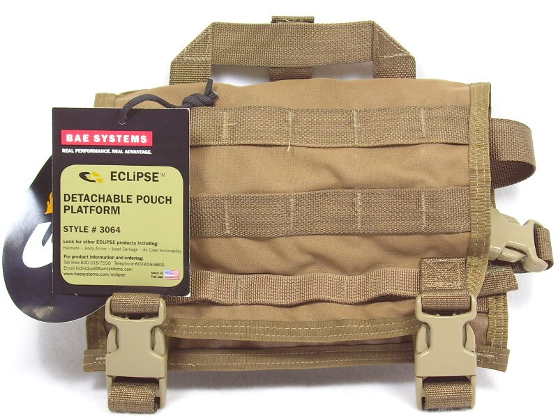 BAE ECLiPSE MOLLE Foldable Chest Rig Tactical Pouch Platform - coyote brown