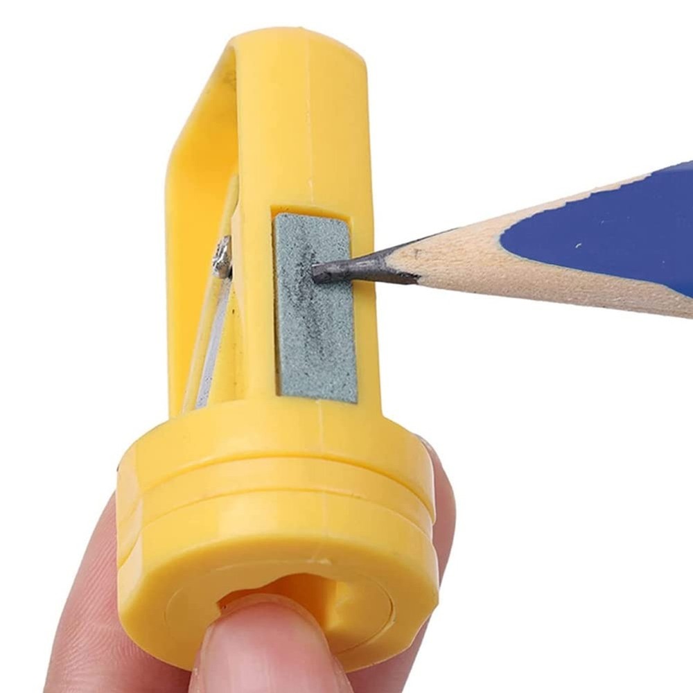 Carpenter Pencil Sharpener- 4 Pack Pencil Sharpener for Flat Carpenter Pencil...