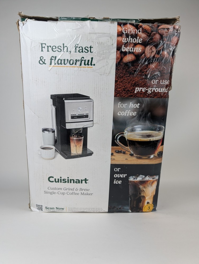 Cuisinart Custom Grind & Brew Single-Cup Coffee Maker DGB-30