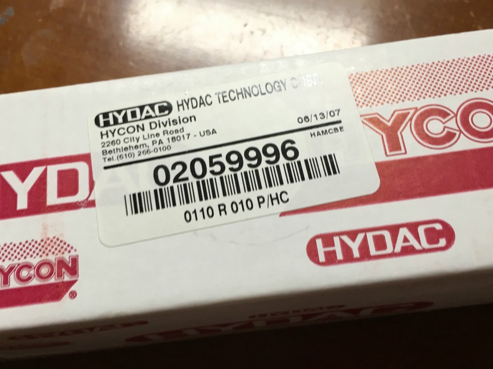 HYDAC Filter 02059996 - Replacement Filter - Brand New in Sealed Packaging