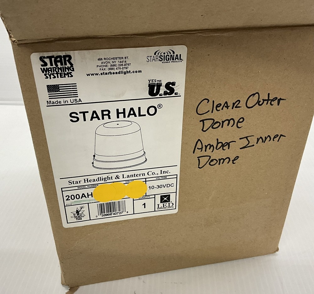 Star SVP Beacon Model 200AH LED Light Nos