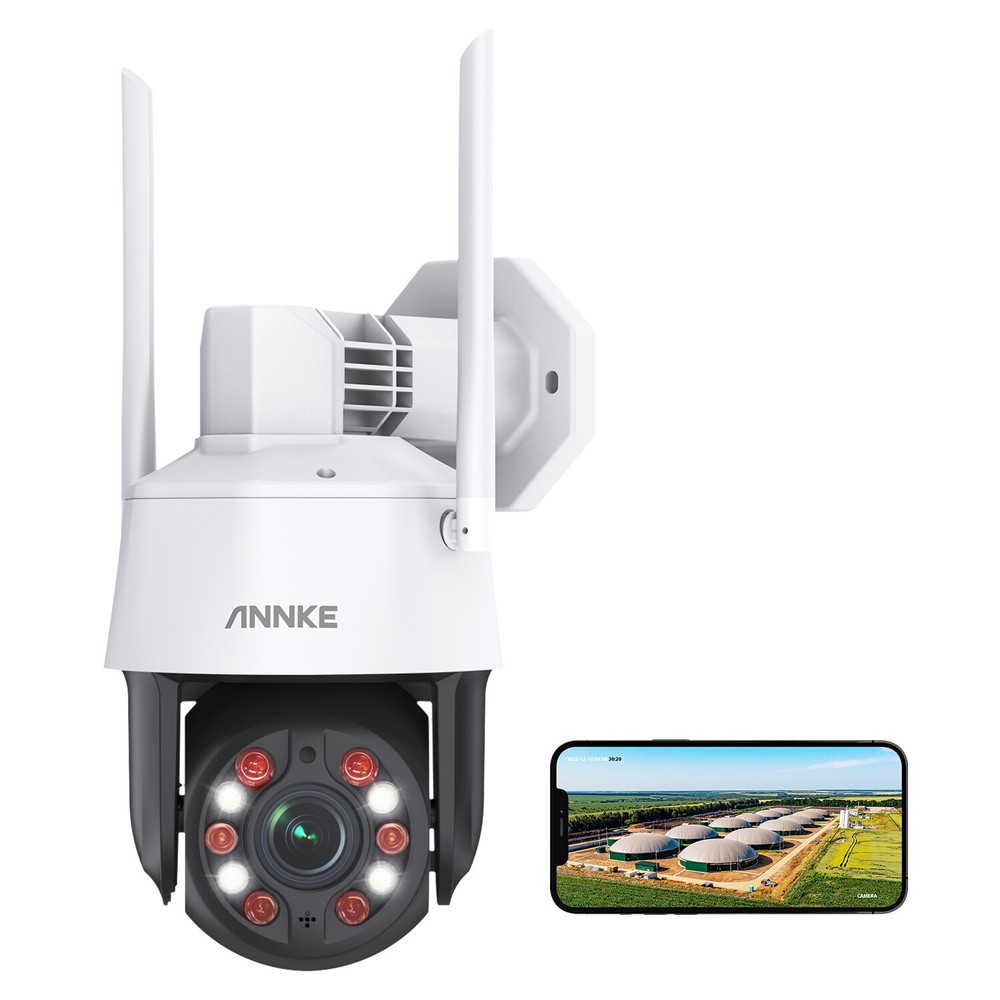 ANNKE 5MP PTZ Wireless Security Camera 20X Optical Zoom Two-Way Talk Auto Track