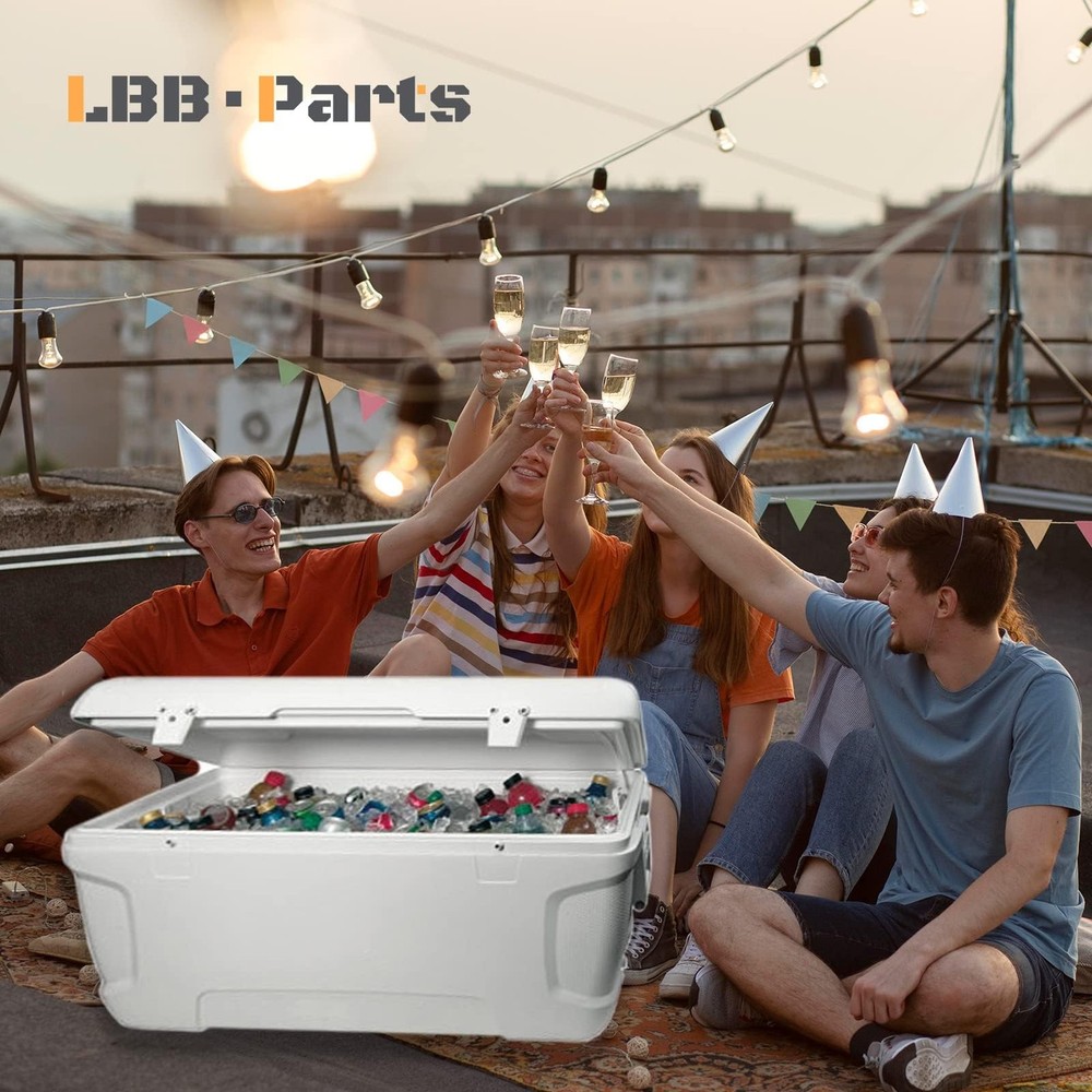 Cooler Latch Posts and Screws,Replacement High Strength White