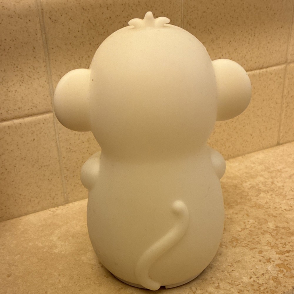 Globe Electric Monkey Night Light 13252 Rechargeable Touch Control White Kids