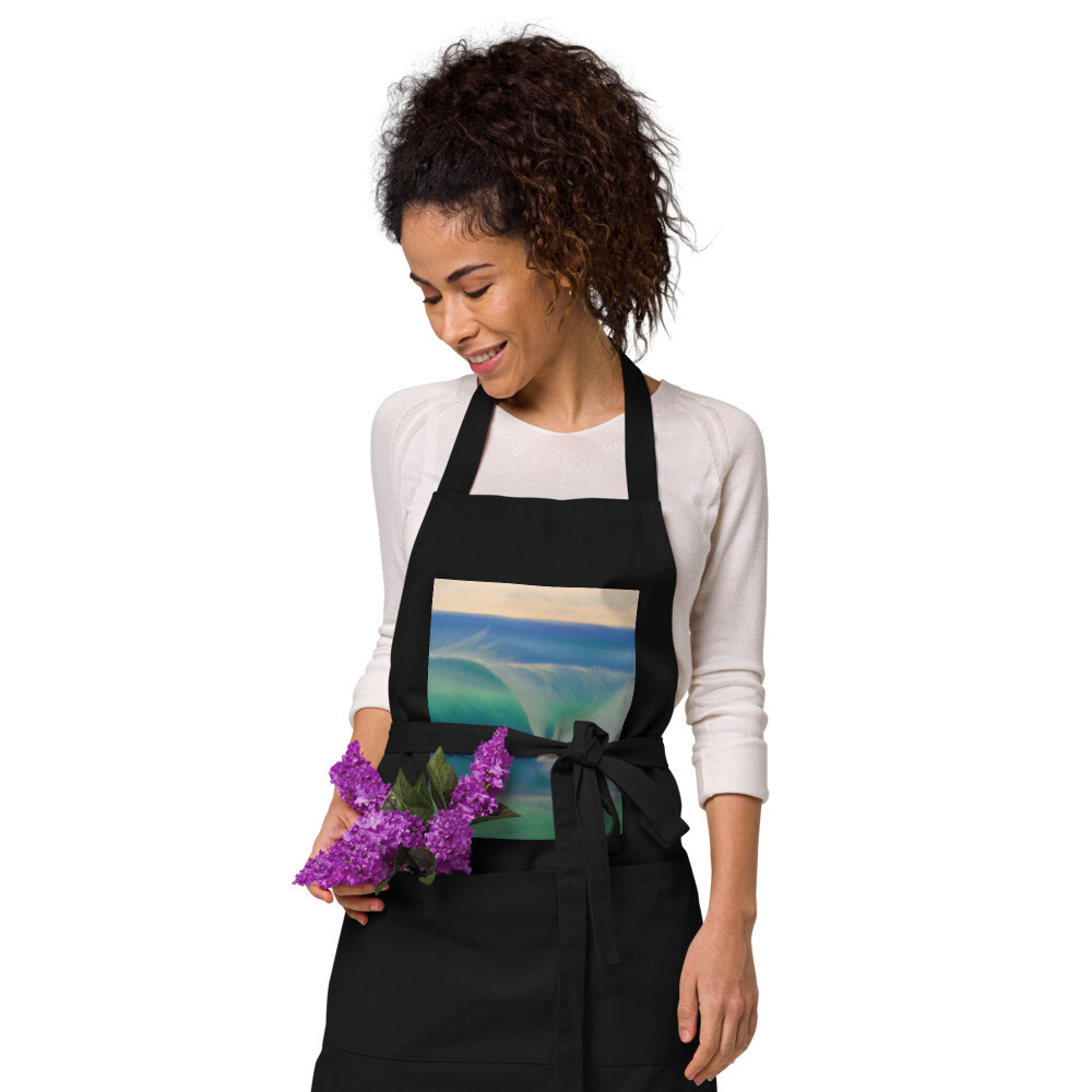 Organic cotton apron surf