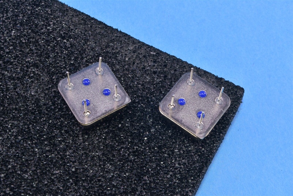 (2) KS Electronics Standard Clock Oscillator OSC 10.000MHZ Half Size