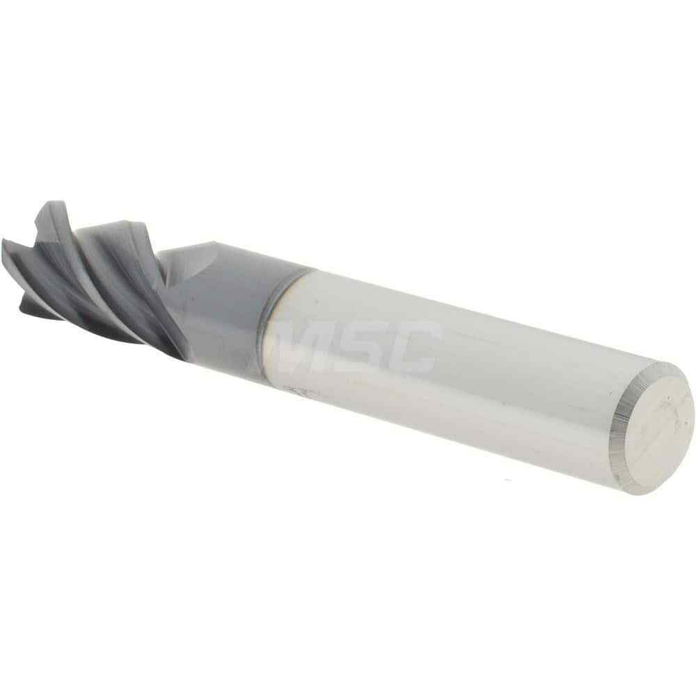 Accupro 5/16" Diam 4 Flute Single End Solid Carbide 0.015" Corner Radius End ...