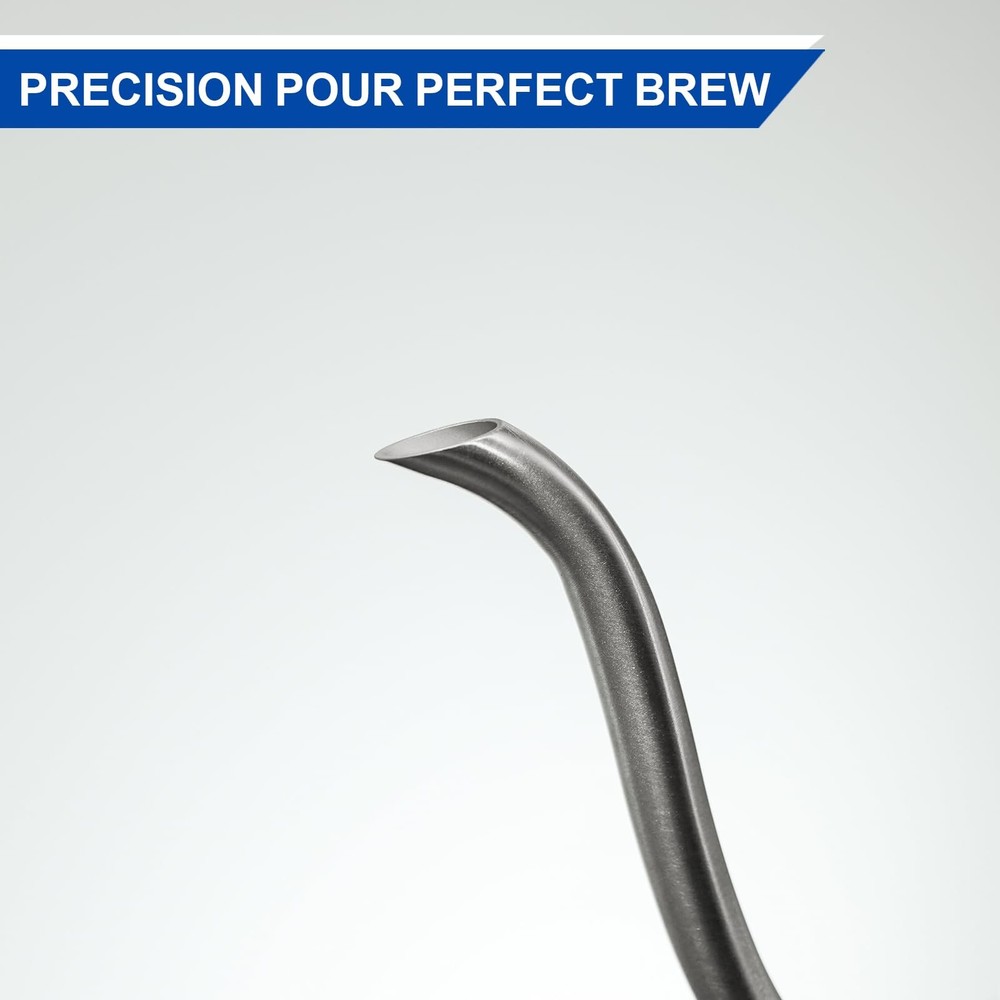 1L Digital Variable Temperature Gooseneck Kettle for Coffee Brew and Tea Prec...