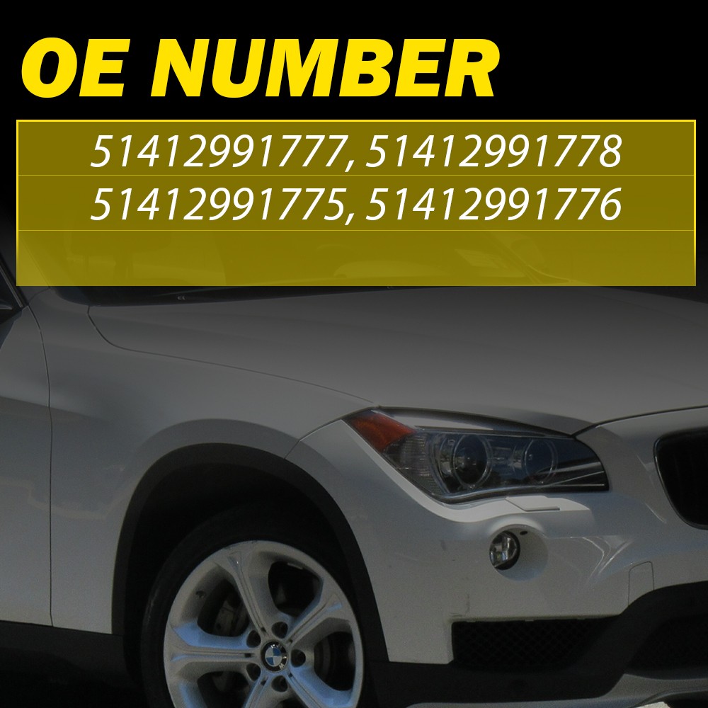 2Pcs Left+Right Inner Door Handle Pull Panel Trim Beige for BMW X1 E84 2009-2015