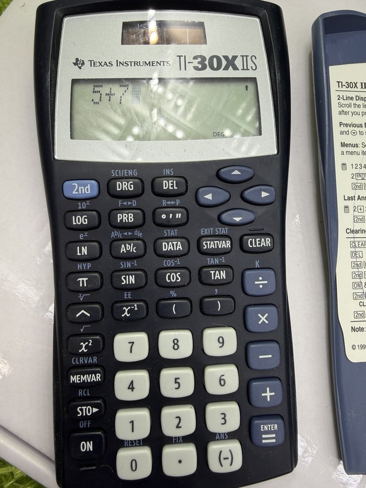 Vintage Texas Instruments TI-30XIIS Sci/Stat Calculator Works