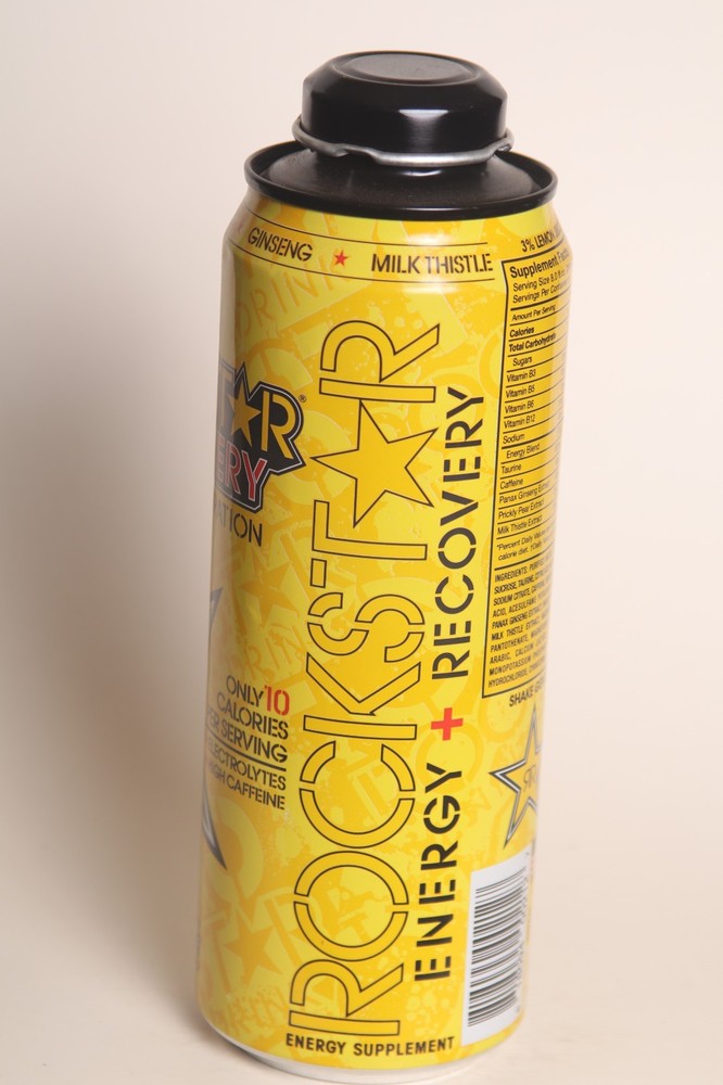 Rockstar Recovery Lemonade Energy Can - 24oz Empty 2010