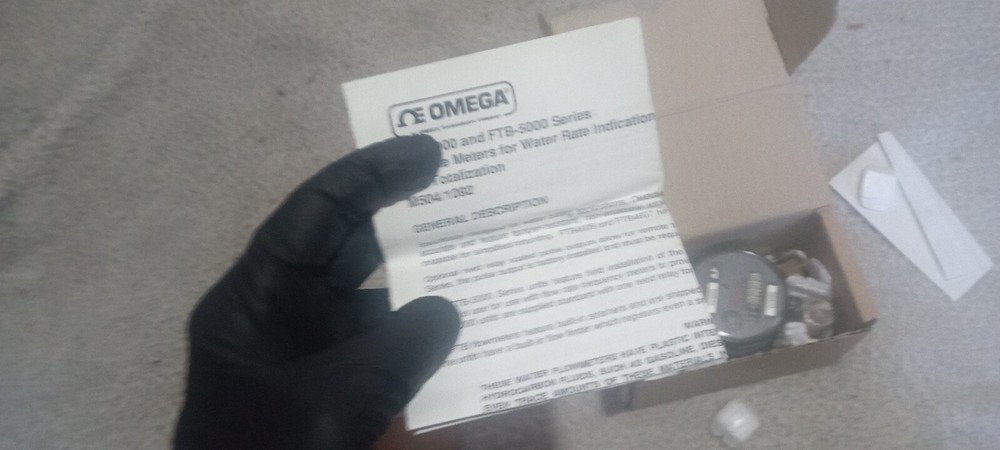 "Omega" FTB-4005 Water Meter 1/2" Cold