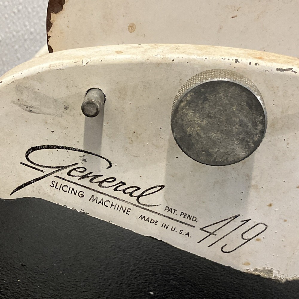 General Slicing Machine 419 USA Vtg