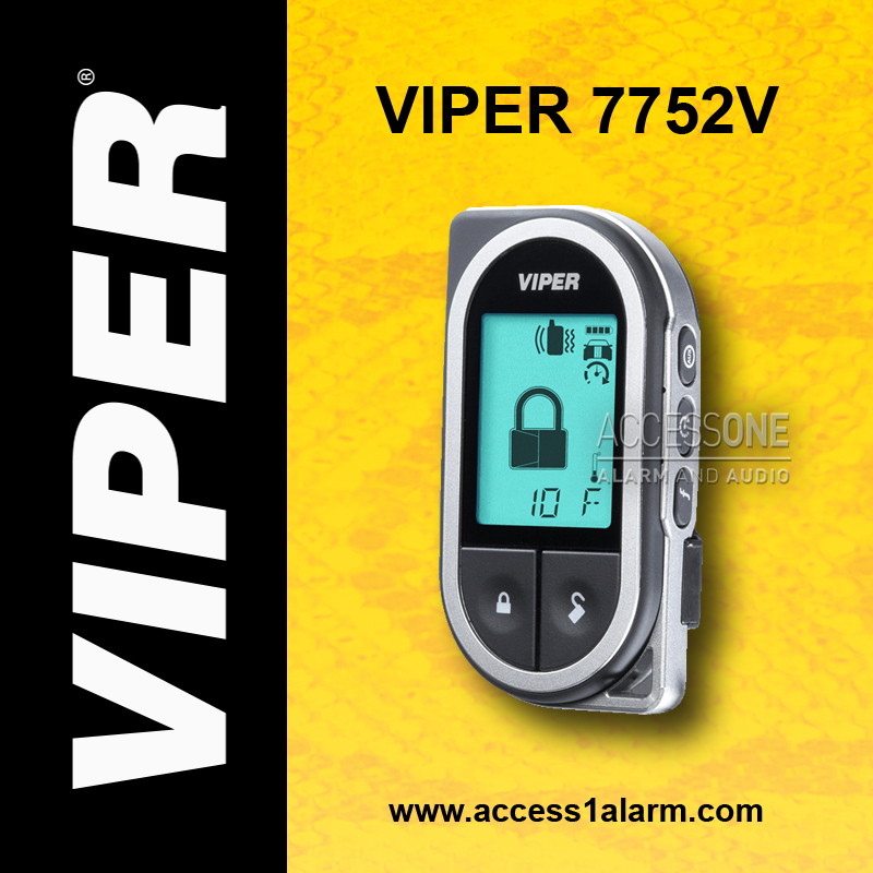 Viper 7752V 2-Way LCD Replacement Remote Control Transmitter For Viper 4704V